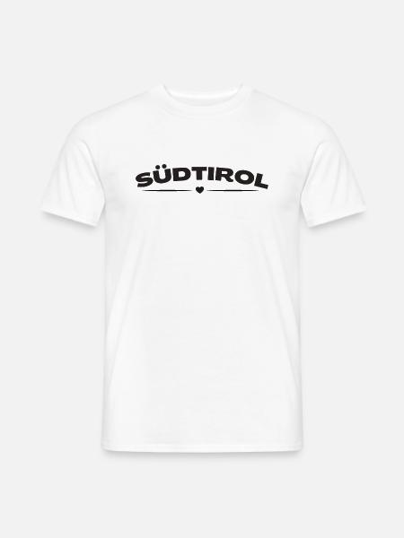Südtirol Alpen Bella Italia Geschenkidee - Männer T-Shirt - Weiß