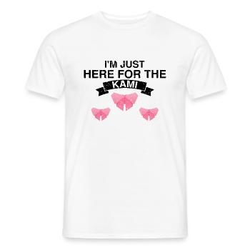 Japanese Origami Design and Kirigami Origami - Men's T-Shirt - white - Front - AI Model Male 178 dark (178cm)