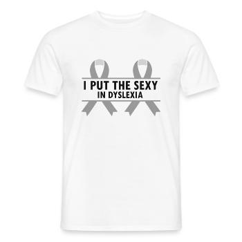 Dyslexia Teacher for Legathenia Therapists - Men's T-Shirt - white - Front - AI Model Male 178 dark (178cm)