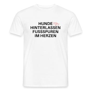 Hundespruch - Männer T-Shirt - Weiß - Vorne - AI Model Male 178 dark (178cm)