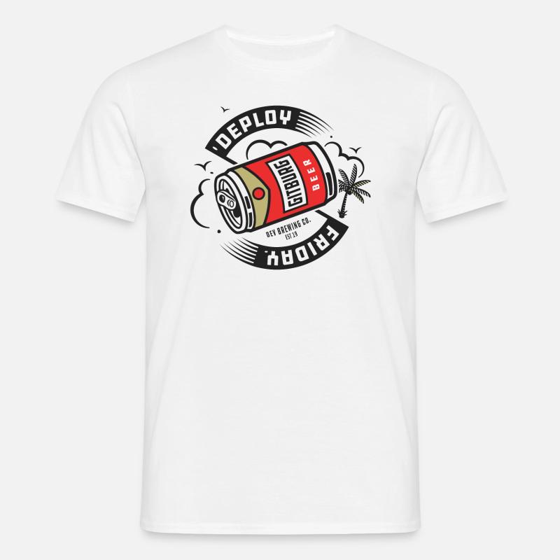Deploy Friday - Men's T-Shirt - white