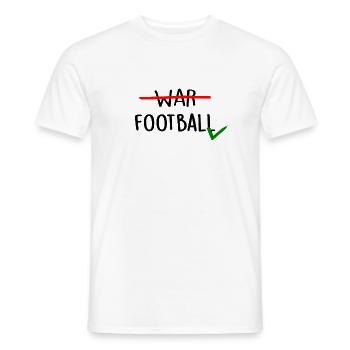 football américain tacle quarterback linebacker - T-shirt homme - blanc - Devant - AI Model Male 178 dark (178cm)