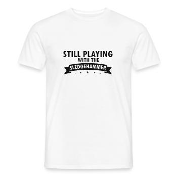 Démolition et rénovation de maisons - T-shirt homme - blanc - Devant - AI Model Male 178 dark (178cm)