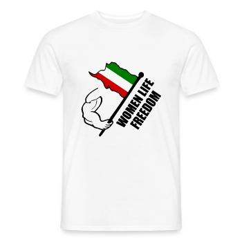 Women life freedom - T-shirt homme - blanc - Devant - AI Model Male 178 dark (178cm)