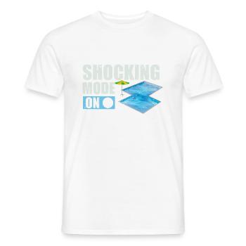 Conceptions de sauveteurs pour les techniciens de piscine - T-shirt homme - blanc - Devant - AI Model Male 178 dark (178cm)