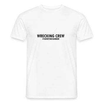 Conception de démolition de maisons et rénovation de maisons - T-shirt homme - blanc - Devant - AI Model Male 178 dark (178cm)