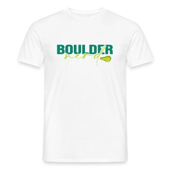 Bouldern Boulderfelsen Boulderaner Boulderhalle - Männer T-Shirt - Weiß - Vorne - AI Model Male 178 dark (178cm)
