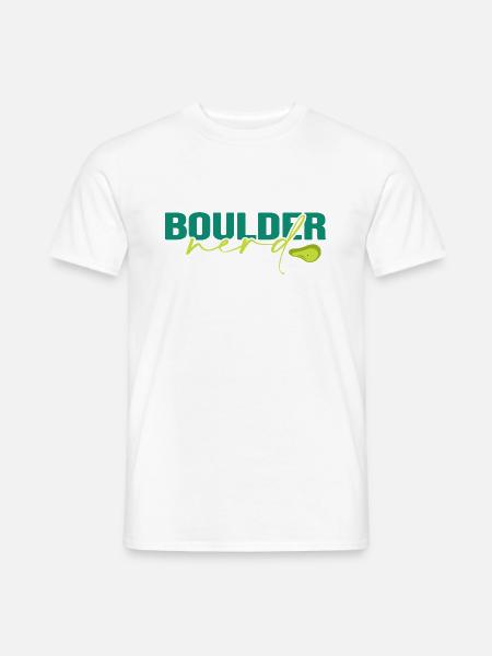 Bouldern Boulderfelsen Boulderaner Boulderhalle - Männer T-Shirt - Weiß