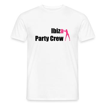 Ibiza - Männer T-Shirt - Weiß - Vorne - AI Model Male 178 dark (178cm)