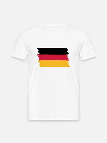 Deutschland - Männer T-Shirt - Weiß