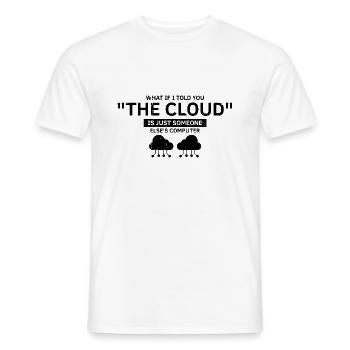 Conception de la cybersécurité pour les pirates informatiques et la cybersécurité - T-shirt homme - blanc - Devant - AI Model Male 178 dark (178cm)