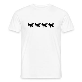 Honeybees - Men's T-Shirt - white - Front - AI Model Male 178 dark (178cm)