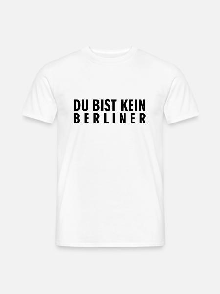 DBK Berliner - Männer T-Shirt - Weiß