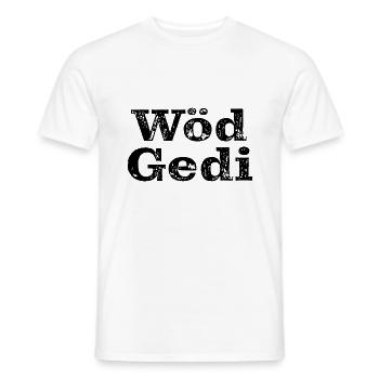 Wöd Gedi Bester Gedi sein Patenonkel fragen Taufe - Männer T-Shirt - Weiß - Vorne - AI Model Male 178 dark (178cm)
