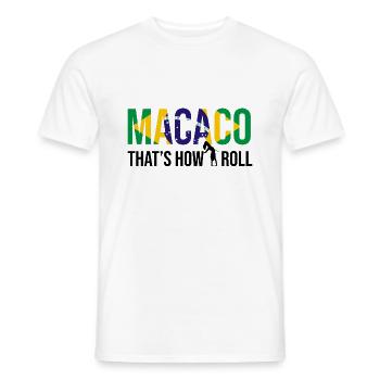 Capoeira for Mixed Martial Arts and Kickboxing - Men's T-Shirt - white - Front - AI Model Male 178 dark (178cm)