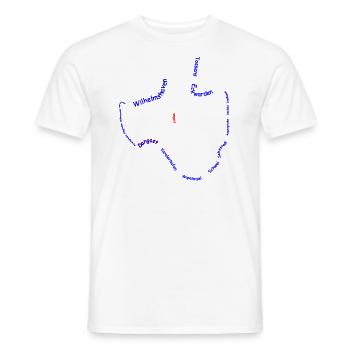 Dangast am Jadebusen - Männer T-Shirt - Weiß - Vorne - AI Model Male 178 dark (178cm)