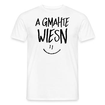 Wien Dialekt Bayern Mundart - Männer T-Shirt - Weiß - Vorne - AI Model Male 178 dark (178cm)