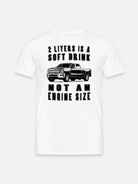 Pick Up - Truck - Trucker - Pick Up Fahrer black - Männer T-Shirt - Weiß