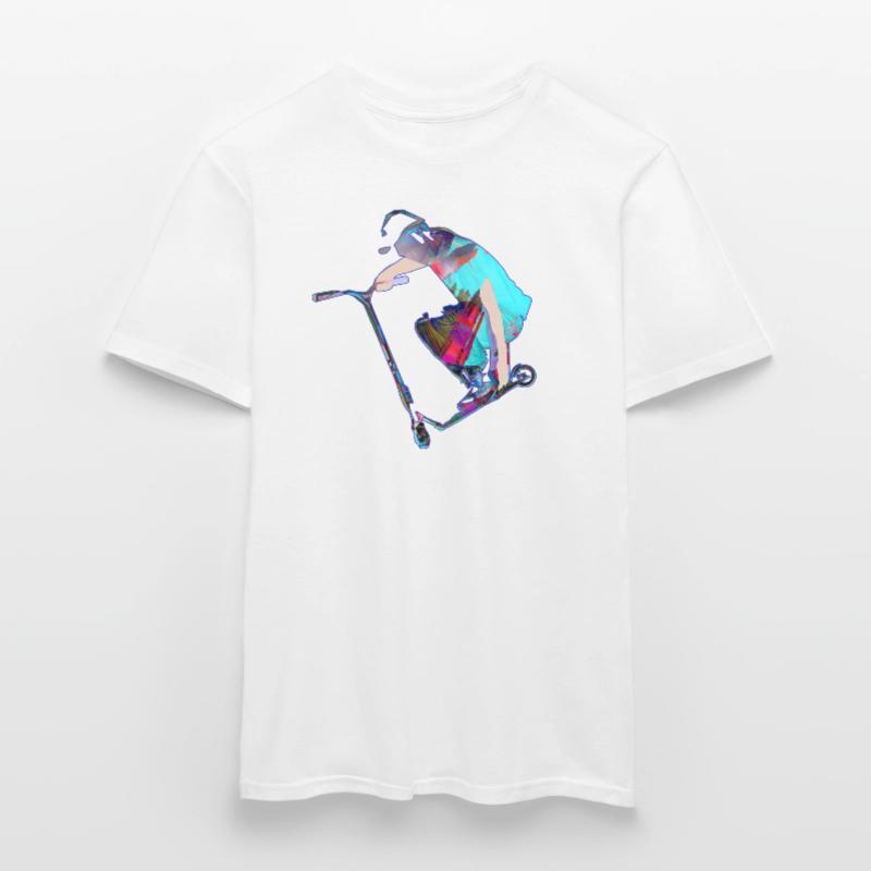 Stuntscooter,Trickscooter,tricks,cascade,e-scooter,s T-shirt homme