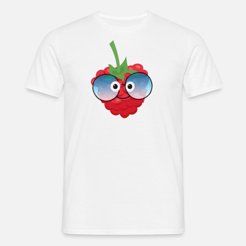 Wild Berry,Raspberry,Berry,Comic - Men's T-Shirt - white