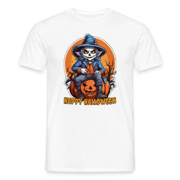 Halloween Vampire Design 2.1 - Men's T-Shirt - white - Front - AI Model Male 178 dark (178cm)