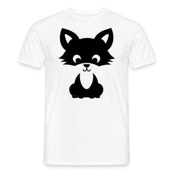 Fuchs - Männer T-Shirt - Weiß - Vorne - AI Model Male 178 dark (178cm)