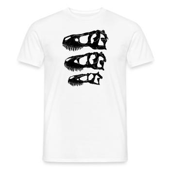 Daspletosaurus Tarbosaurus Tyrannosaurus Rex - Männer T-Shirt - Weiß - Vorne - AI Model Male 178 dark (178cm)