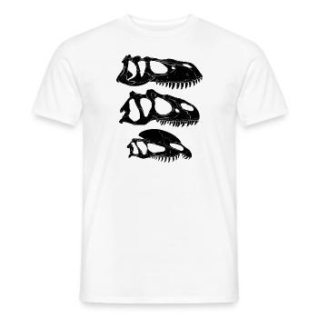 Torvosaurus Allosaurus Dilophosaurus - Männer T-Shirt - Weiß - Vorne - AI Model Male 178 dark (178cm)