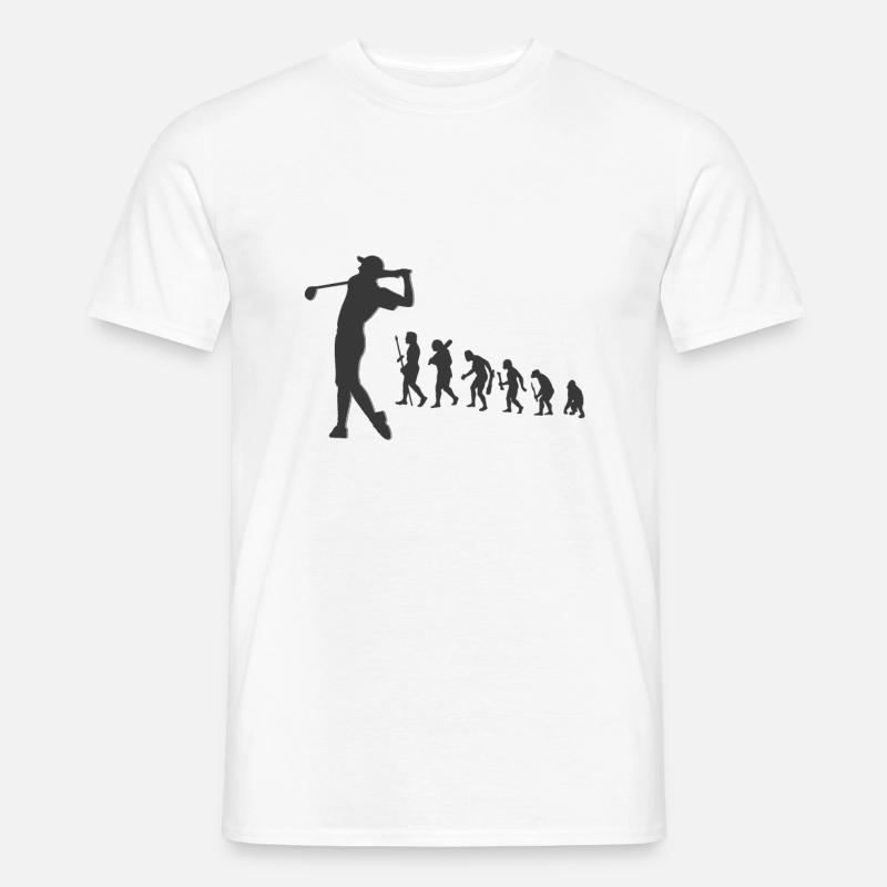 Evolution Golf Golfeur tee Evolution - T-shirt homme - blanc