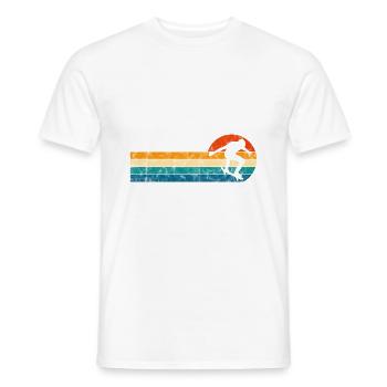 Skateboarder Skateboard Skater Skate Skateing - T-shirt homme - blanc - Devant - AI Model Male 178 dark (178cm)