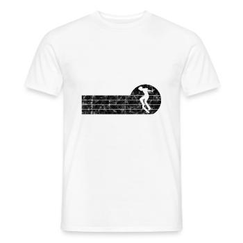 Skateboarder Skateboard Skater Skate Skateing - Men's T-Shirt - white - Front - AI Model Male 178 dark (178cm)