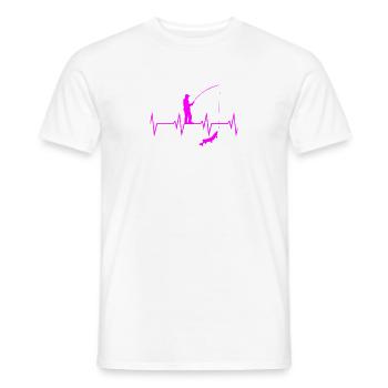 Angel Heartbeat - Men's T-Shirt - white - Front - AI Model Male 178 dark (178cm)