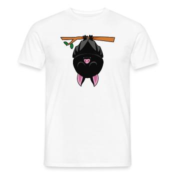 Nickerchen Fledermaus - Männer T-Shirt - Weiß - Vorne - AI Model Male 178 dark (178cm)
