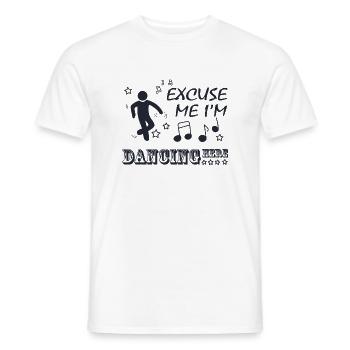 Dancer - Men's T-Shirt - white - Front - AI Model Male 178 dark (178cm)