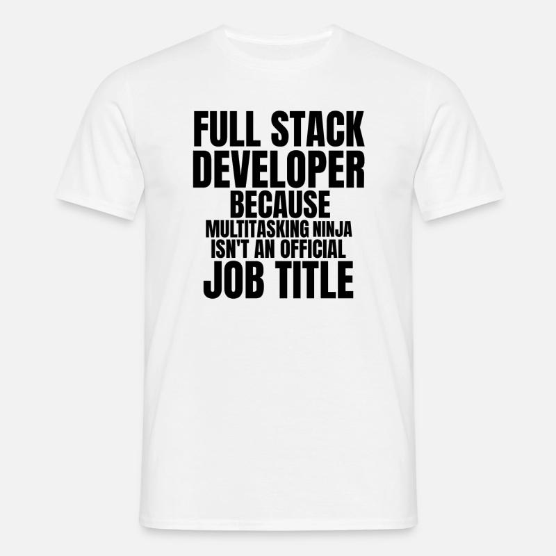 Computer Scientist Software Developer - Men's T-Shirt - white