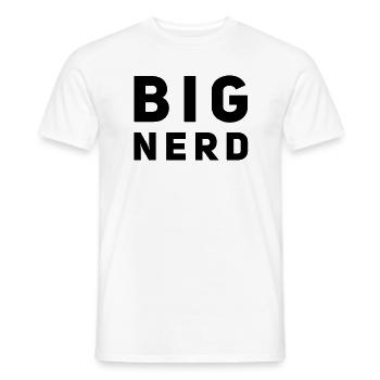 Grand geek - T-shirt homme - blanc - Devant - AI Model Male 178 dark (178cm)