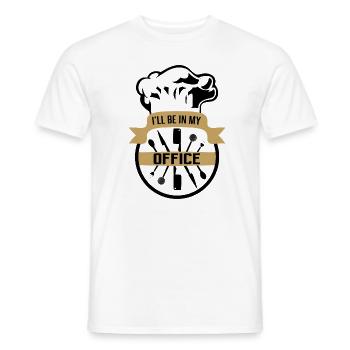 kitchen - Men's T-Shirt - white - Front - AI Model Male 178 dark (178cm)