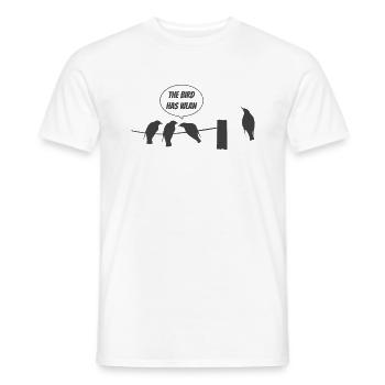 Cet oiseau a Wifi Wifi - T-shirt homme - blanc - Devant - AI Model Male 178 dark (178cm)