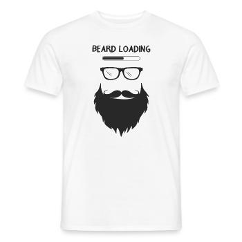 Bart Lädt Lustig - Männer T-Shirt - Weiß - Vorne - AI Model Male 178 dark (178cm)
