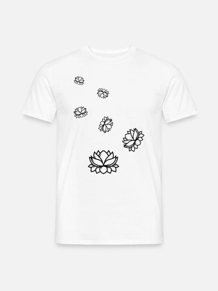 Water Rose Icon Icon - Men's T-Shirt - white