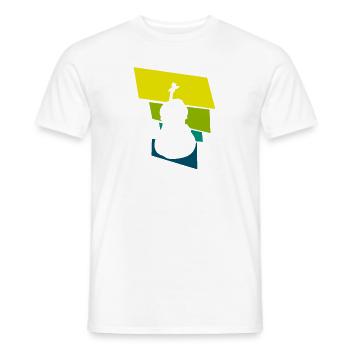 contrebasse - T-shirt homme - blanc - Devant - AI Model Male 178 dark (178cm)