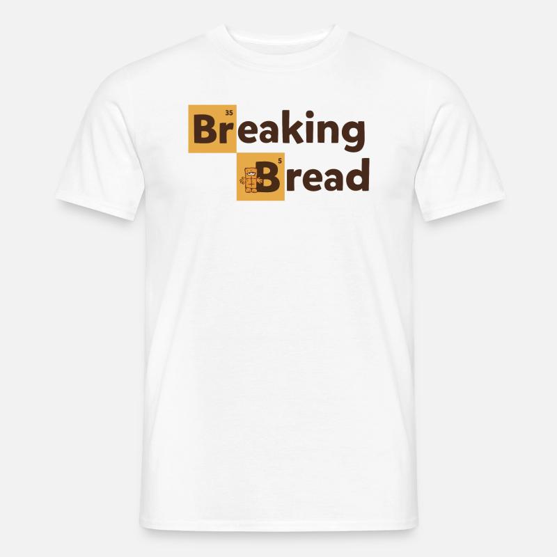 Bernd Das Brot Breaking Bread - Männer T-Shirt - Weiß