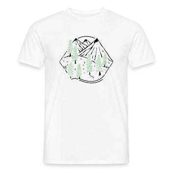 Arbre - T-shirt homme - blanc - Devant - AI Model Male 178 dark (178cm)