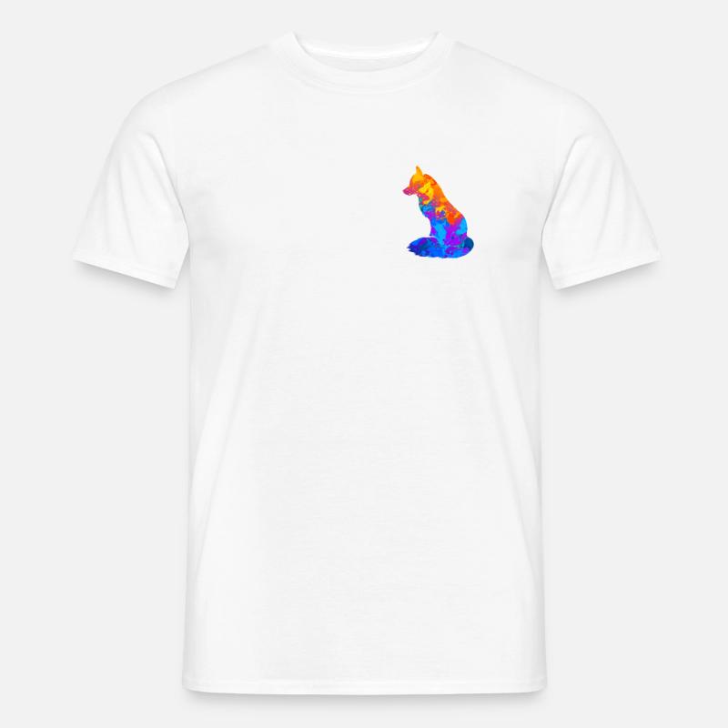 Fuchs Füchse Geschenkidee - Männer T-Shirt - Weiß
