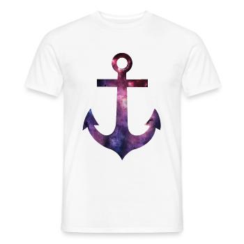 anker2 - Männer T-Shirt - Weiß - Vorne - AI Model Male 178 dark (178cm)