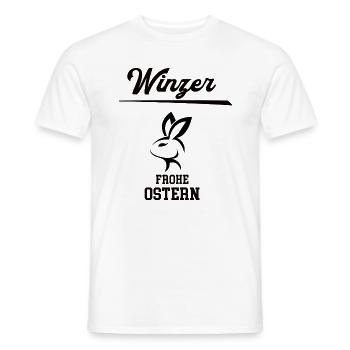 Winzer Ostern Geschenk Winzerei Meister Azubi Wein - Männer T-Shirt - Weiß - Vorne - AI Model Male 178 dark (178cm)