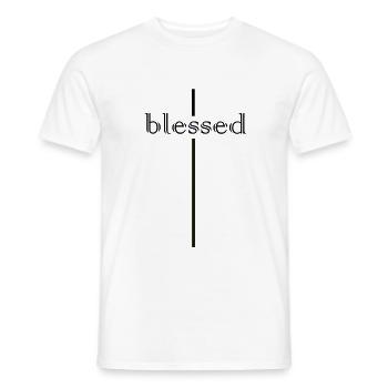 Jésus - T-shirt homme - blanc - Devant - AI Model Male 178 dark (178cm)