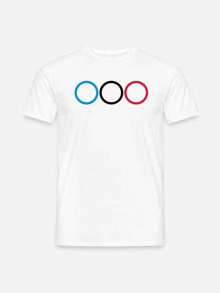 3_anneau - Men's T-Shirt - white