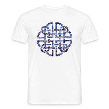 keltischer knoten 8 e 112 - Männer T-Shirt - Weiß - Vorne - AI Model Male 178 dark (178cm)