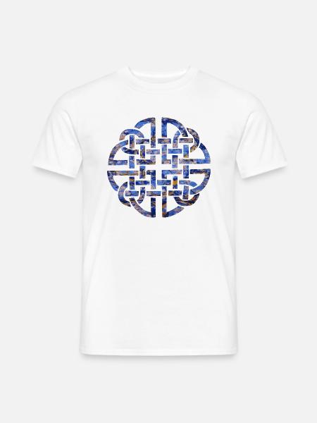 Celtic knot 8 e 112 - Men's T-Shirt - white
